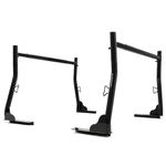 KUAFU 800Ibs Capacity Cargo Rack Compatible with Truck-bed Width Ranged from Min.51 - Max.71 Extendable Pickup Truck Bed Rack Ladder Kayak Surfboard Lumber Rack Two-bar Set