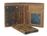 HIDE & SKIN RFID Manchester Genuine Leather Wallet with Detachable Card Case for Men with Gift Box