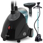 SALAV GS18-DJ Standing Garment Steamer with Roll Wheels for Easy Movement, 1.8L Water Tank for 1 Hour Continuous Steaming, Adjustable Pole for Storage, 1500 watts