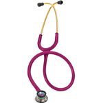 3M Littmann Classic II Infant Stethoscope, Rainbow-finish Chestpiece, Raspberry Tube, 28 inch, 2157