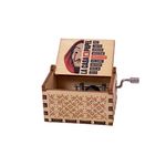 EITHEO Wooden Hand Cranked Collectible Engraved Money Heist Music Box (Bella Ciao Music) Oaifm- G, Kids