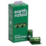 Earth Rated Dog Poo Bags, Guaranteed Leak Proof and Extra Thick Waste Bag Single Refill Rolls For Dogs, Lavender Scented, 315 Count