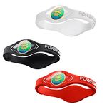 Power Balance The Original Genuine Performance Wristband, Silicone Rubber Wristbands Bracelets Sports Bracelets Wristband for Men Women,3 in Rubber Bracelets