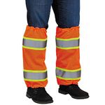 Ergodyne GloWear 8009 High Visibility Reflective Leg Gaiters, Two-Tone Mesh, Class E, 1- Pair