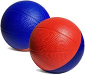 4" Mini Foam Basketball for Over The Door Mini Hoop Basketball Games, 2 Pack | Safe & Quiet Small Basketball for Nerf Basketball Hoops and Other Mini Basketball Hoop Sets