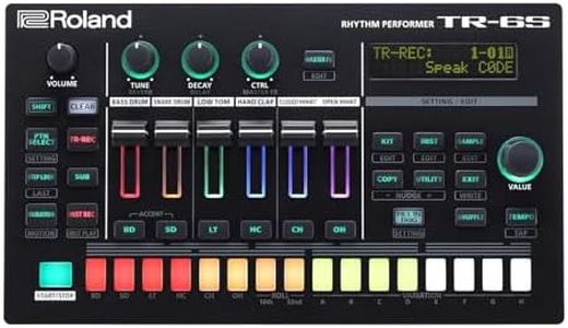 Roland TR-6S Compact Drum Machine with Six tracks of Authentic TR Sounds, Samples, FM Tones, and Effects