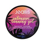 Jeallis Extreme Dark Intensive Tanning Luxe Gel, Tan Accelerator for Outdoor Sun and Tanning Beds, Rapid Tanning Intensifier with Dark Carrot Sun Tanning Oil for Natural Faster Darker Tan 200ml