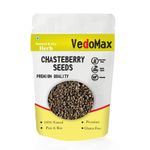 VedoMax Chasteberry Seeds for Tea | Vitex Agnus-Castus | Monk's Pepper | Monk Fruit | Nirgundi | - (100 GM)