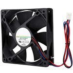 ASHATA Computer Cooling Fan, SHLF1212THE-19 12CM 12V 0.45A Industrial DC Cooling Fan 3000 RPM 69CFM Computer Cooler,High Precision Double Ball Bearing