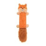 Squeak Dog Toy Soft Plush Chew Cartoon Animal Squeeze with Squeaker for & Small Breed Squirrel Dog Chew Toy for Large Dogs Aggressive Chewers