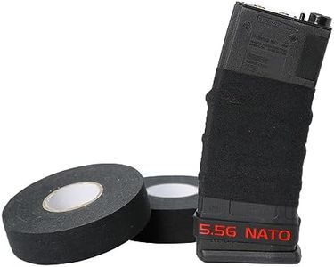 Aolamegs 2 Roll Gun Grip Tape - 1 Inch x 27.34 Yards Black Goon Tape, Multipurpose Tactical Tape Handle Protector, Non-Slip Strong Over Grip Tape for Guns, Rifles and Shotguns