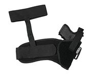 Ankle Holster Kodra Black Size 12, RH, w/Ret Strap, Clam