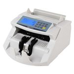 Amazon Basics Semi Value Counting Machine with Fake Note Detection | LCD Display | Customer Viewing Screen | Advanced Counterfeit Detection | 1-Year Warranty