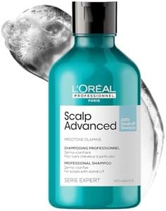 L'Oréal Professionnel Paris Scalp Advanced Anti-Dandruff Shampoo | Removes Dandruff & Gently Clarifies the Scalp | Dermo - Clarifier with Piroctone Olamine | For Men & Women, 300 ml