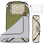 Urban Infant Tot Cot All-in-One Modern Preschool/Daycare Nap Mat with Elastic Corner Straps - Submarines