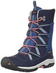 Keen Kids' Hoodoo Waterproof Boot, Blue Nights/Sugar Coral, 2 M US Little Kid