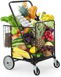 YITAHOME Folding Shopping Cart with