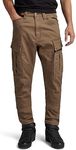 G-STAR RAW Men's Zip Pocket 3D Skinny Fit Cargo Pants, Shitake, 30W x 32L