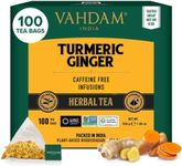 VAHDAM, Turmeric Ginger Herbal Tea 