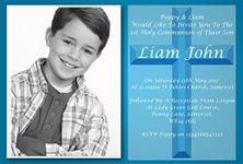 Bespoke Candy Delights 20 Personalised boys First Holy Communion Invitations ref C11