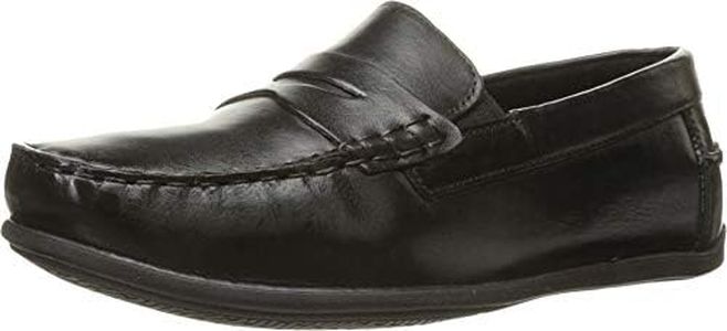Florsheim Boy's Jasper Driver Jr Loafer, Black, 5 Big Kid