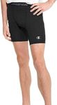 Champion Men's Powerflex 6" Compression athletic shorts, Black, X-Large UK