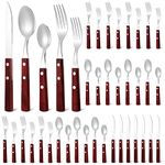 Rustic Flatware Set For 8