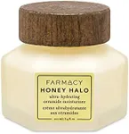 Farmacy Ceramide Face Moisturizer - Honey Halo Hydrating Facial Moisturizer for Dry Skin - Plumps, Soothes + Restores Skin with Potent Ceramides + Buckwheat Honey for a Dewy, Healthy Glow (100ml)