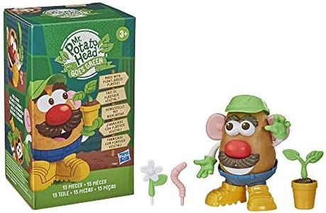 MR. POTATO HEAD - Playskool Friends - Goes Green 5" - Made With Plant-Based Plastic - FSC-Certified Packaging - Craft Activities and Toys for Kids, Toddler - Boys, Girls - Ages 3+ (Amazon Exclusive)