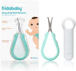 Frida Baby Easy Grip Nail Scissors | Grooming Essentials Safe for Infant Newborn Toddler Nails