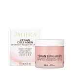 PACIFICA Vegan Collagen Overnight Recovery Cream for Unisex 1.7 oz Cream, WHITE