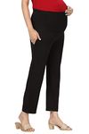 Easy Feed Women's Regular Fit Black Pants M