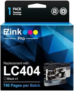 E-Z Ink Pro LC404 Black Ink Cartridges Compatible for Brother LC 404 Black LC404 BK LC404BK LC404 Ink Cartridges for Brother MFC-J1205W MFC-J1215W Printer (1 Pack)