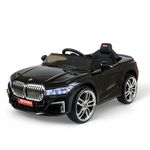 MEKASHI Electric Ride on Car for Kids, Parental Remote, 12V Rechargeable Battery, 3 Speed, LED Lights, Music, Bluetooth, 1 to 7 Years, Swing Function, Long Wheelbase, ISI Mark, MKS003-Black