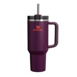 STANLEY 1913 Quencher H2.0 Flowstate Tumbler 1.2L - Cold for 11 Hours - Iced for 48 Hours - Metal Water Bottle with Straw, Handle and Lid - Dishwasher Safe - Travel Mug for Cold Drinks - Plum