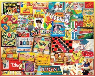 White Mountain Puzzles The Games We Played - 1000 Piece Jigsaw Puzzle