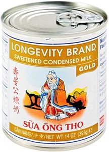 壽星公煉奶 Longevity Sweetened Condensed Milk, Gold, 14-oz (Pack of 4)