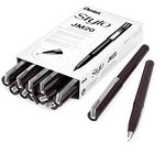 Pentel JM20 Stylo Disposable Fountain Pen – Grey Ink - Pack of 12