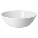 IKEA Serving Bowl, Tempered Glass, White, 23 cm (9 ")