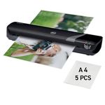 GBC Inspire+/Rexel Style A3 Laminator, Laminating Machine with Starter Pack of Pouches, 4 Minute Warm Up Time, Black (4402076)