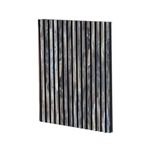 Timber Acoustics TimberSlat Panels | Room Soundproofing | Wooden Slat Acoustic Panels For Quiet Spaces (2'x2') (Set of 2, Dark Grey)