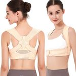 JMPOSE Posture Corrector for Back Support: Adjustable Shoulder Posture Brace for Men and Women (S/M)