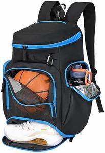 LARIPOP Basketball Backpack Large Sports Bag, Gym Bag with Ball Compartment and Shoe Compartment to Store Sports Shoes Water Bottles Laptops and Daily Necessities, Widely Used in Basketball, Soccer