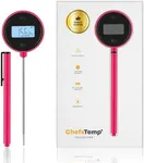 Pocket Pro 1-Second Instant Read Meat Thermometer, Rechargeable Digital Thermometer for Grilling, Food, BBQ, Kitchen Cooking, Oil Deep Frying & Candy (Boudoir)