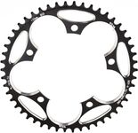 YBEKI 130 BCD Chainring 38T 40T 42T 44T 46T 48T 50T 52T 54T 56T 58T 60T Round Narrow Wide Single Chainwheel for 8 9 10 11 12 Speed Road Bike (black, 38T)