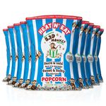 Bad Monkey Heat N' Eat - 9 Pack Gourmet Popped Sweet & Salty Kettle Corn Popcorn Snacks in Eco-Friendly Compostable Popcorn Bags - Heat in Oven or Microwave