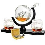 Whiskey & Wine Decanter Globe World