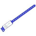 IS IndoSurgicals ID Band for Hospital, Patient Identification Band Adult, BLUE Color (Pack of 100 Pcs.)