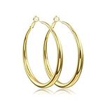 EXGOX Gold Large Hoop Earrings for 