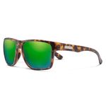 Suncloud Rambler Sunglasses, Matte Tortoise / Polar Green Mirror, One Size